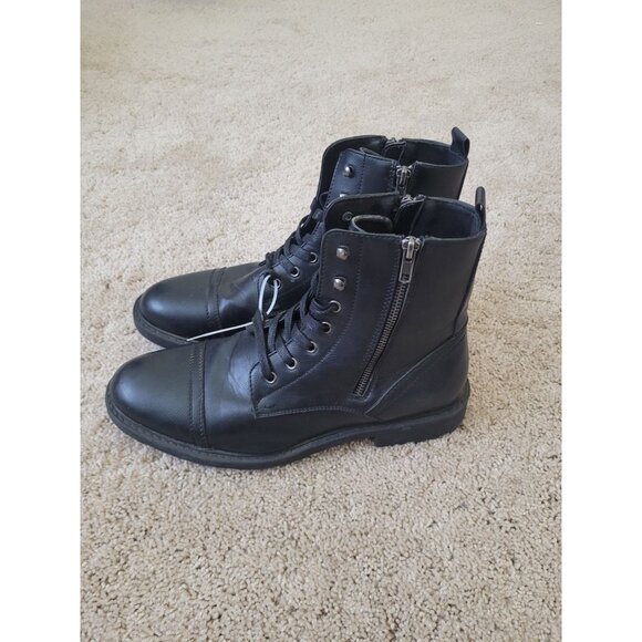 Unlisted Captain Boot Women's Combat Boots Size 10.5 Black Punk Grunge Emo Goth - Picture 4 of 4